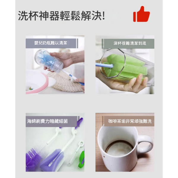 *洗杯神器*營業用 自動清洗專業不鏽鋼洗杯器 (可崁入) 33*18cm