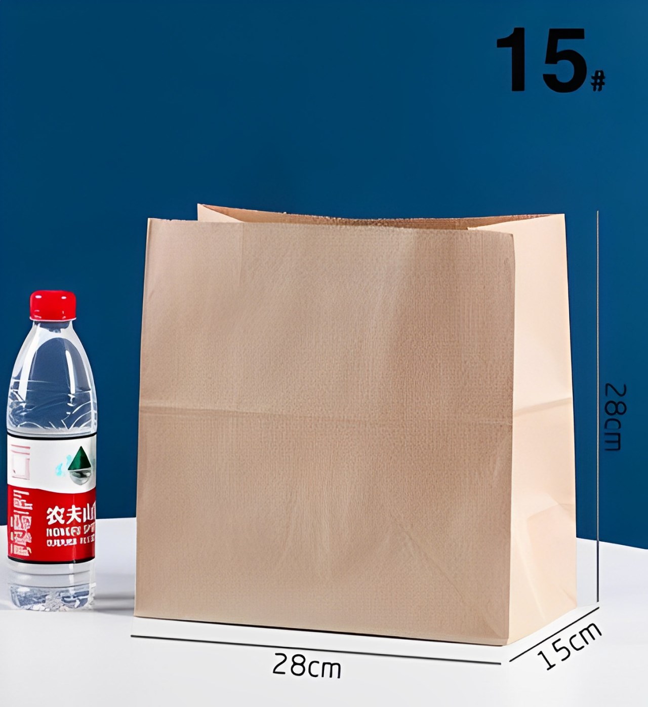 2號-15號 多尺寸 牛皮紙袋(70g加厚)-50入【良鎂烘焙批發】