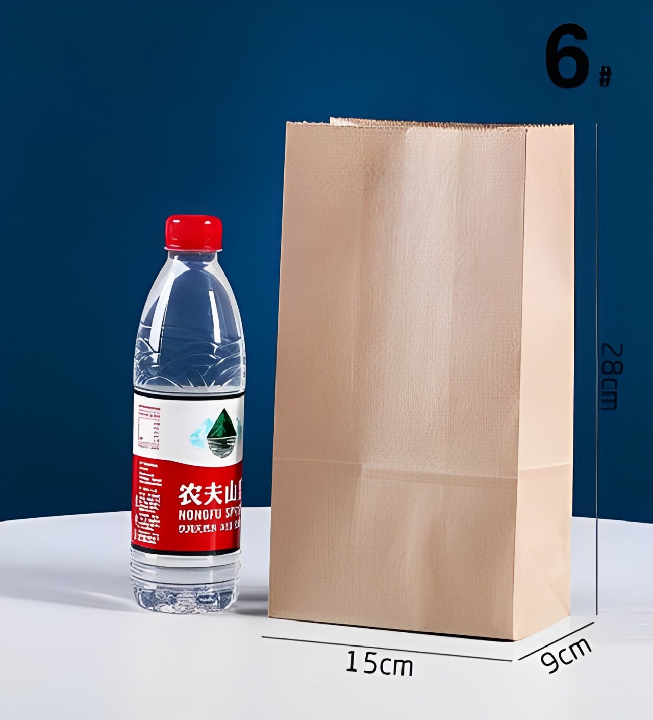 2號-15號 多尺寸 牛皮紙袋(70g加厚)-50入【良鎂烘焙批發】