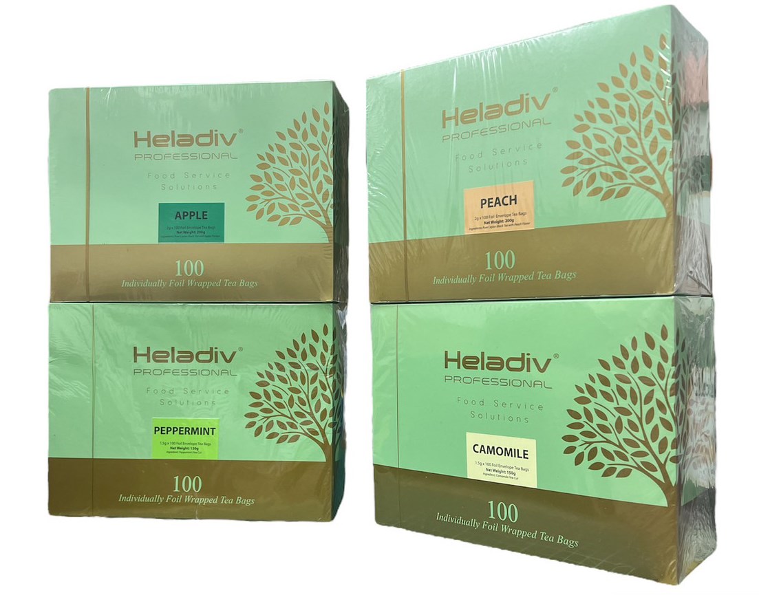 HELADIV絕世香氣茶-洋甘菊茶、蘋果茶、水蜜桃茶、薄荷茶