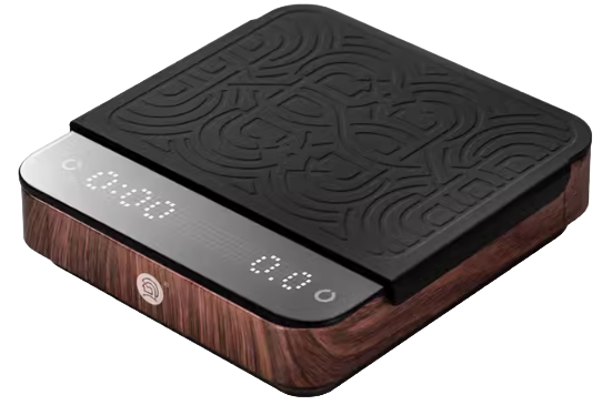 Hero 靈智義式電子秤 LED點陣鋼化玻璃流速咖啡電子秤  精確至0.1g-黑/白/胡桃木