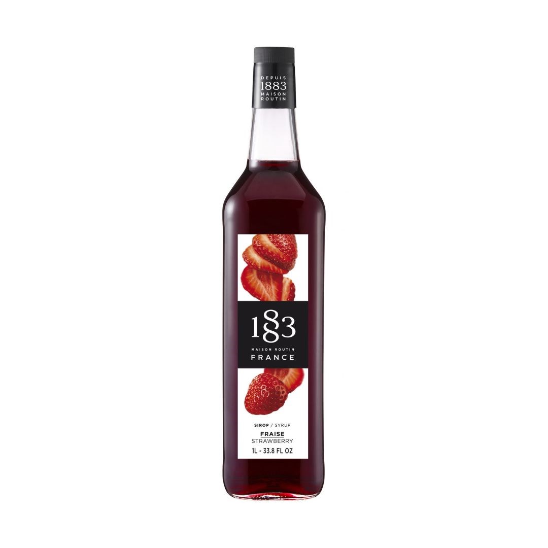 法國 1883 糖漿果露-草莓風味 Strawberry 1000ml/瓶 有效期限202705