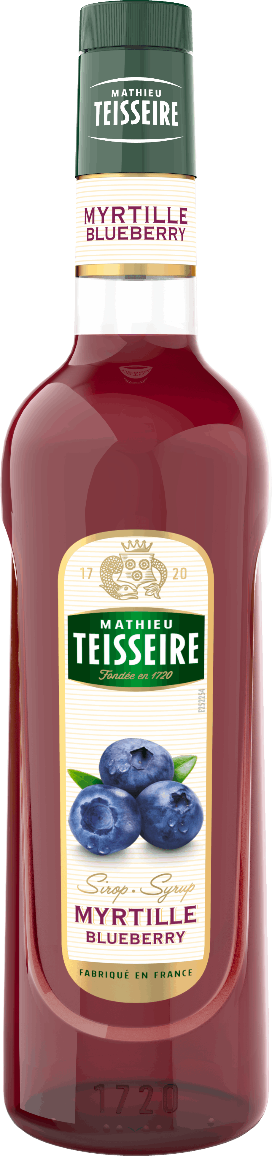 法國 Teisseire 糖漿果露-藍莓風味 Blueberry 700ml/瓶