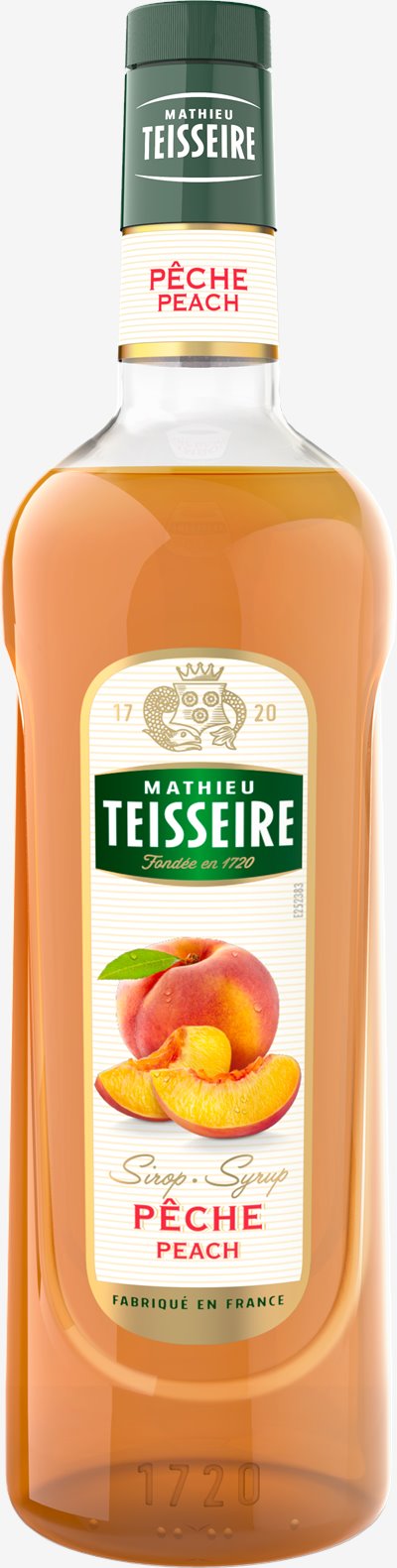 法國 Teisseire 糖漿果露-水蜜桃風味 Peach 1000ml/瓶