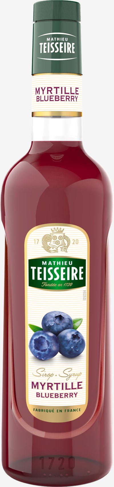 法國 Teisseire 糖漿果露-藍莓風味 Blueberry 700ml/瓶