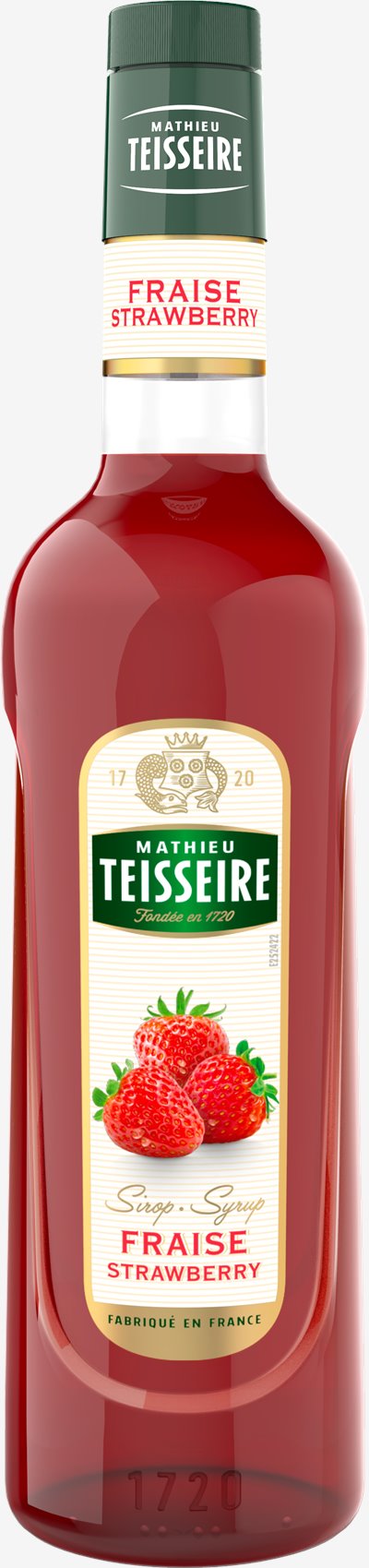Teisseire 糖漿果露-草莓風味Strawberry Syrup法國天然糖漿1000ml-效期:2026.09