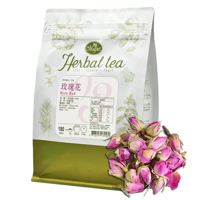*請注意效期特價*曼寧花草茶 玫瑰花 (整朵)180g/包，效期：2025.10.28-【良鎂咖啡精品館】